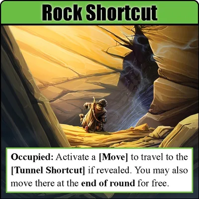 Rock Shortcut location card